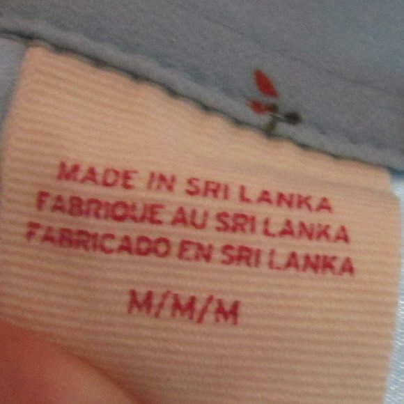 Levi's Womens Blue w\ Red Floral Print Long Sleeve Jasper Blouse Size M … - Picture 4 of 7